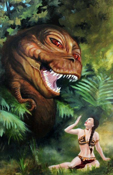 Jesso - lea and jabbasaurus rex